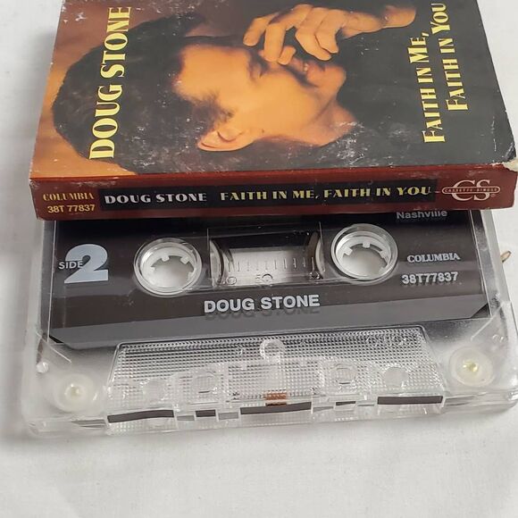 Doug Stone – Faith in Me, Faith in You Cassette Single (1995) - Picture 3 of 3